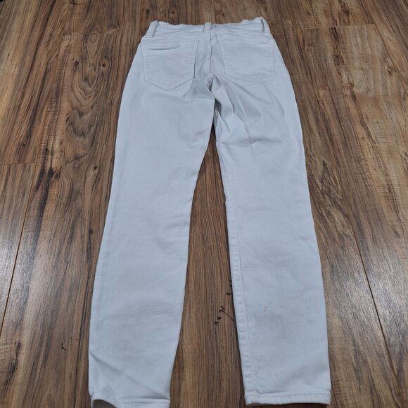 J Crew 9" high rise toothpick white jeans size 25P - Picture 10 of 10